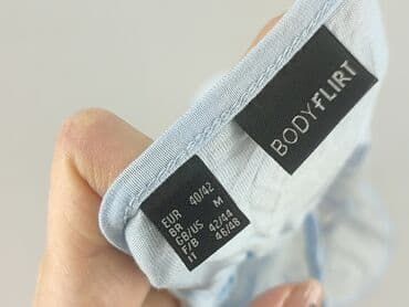 niebieska satynowe bluzki: Bodyflirt, Bluzka damska, rozmiar M — 4