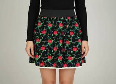 spódnice z motywem kwiatowym: Spódnica damska, rozmiar S — 1