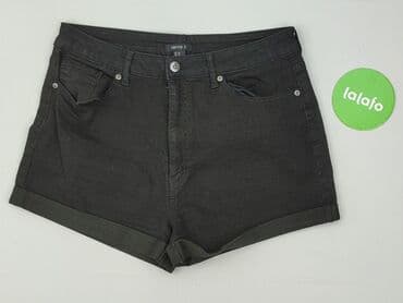 szorty z wysokim stanem czarne: Forever 21, Szorty damskie, M — 2