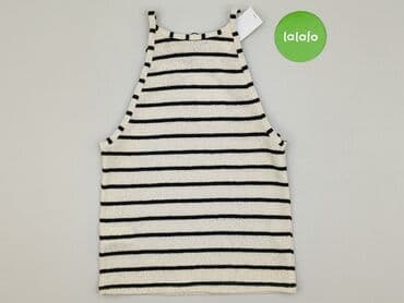 srebrny top h m: Sinsay, Top damski, rozmiar S — 3