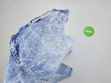 jeansy straight pull and bear: Bershka, Jeansy damskie, rozmiar M — 5