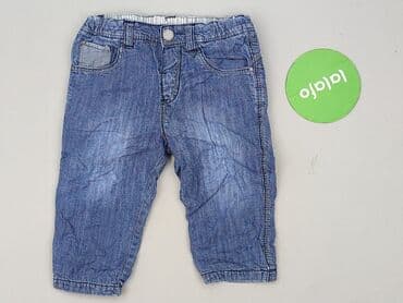 łaty na spodnie do prasowania: Spodnie jeansowe, Zara, 6-9 miesięcy, stan - Idealny — 2