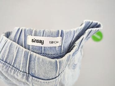 sinsay bluza oversize: Spodnie jeansowe, Sinsay, 13 lat, 158, stan - Bardzo dobry — 4