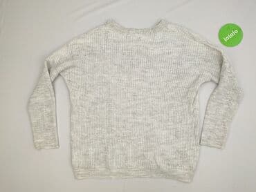 sweter w chmurki reserved: Basic, Sweter damski, rozmiar M — 3