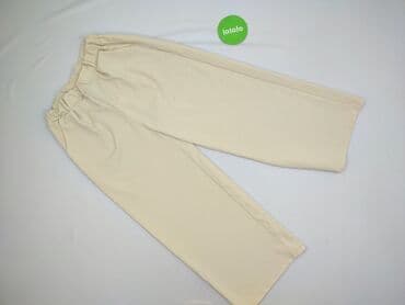 kremowe jeansy damskie: Spodnie materiałowe damskie, rozmiar S — 2