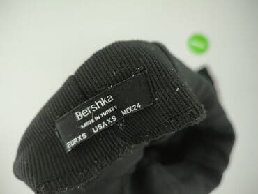 brązowe szerokie spodnie bershka: Bershka, Spodnie materiałowe damskie, rozmiar XS — 5