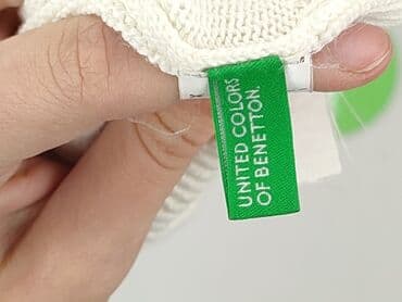 czarne woskowane spodnie: Czapka, Benetton, 11 lat, stan - Idealny — 4
