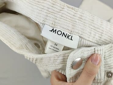 obcisłe szorty damskie: Monki, Material trousers for women, size XS (EU 34) — 4