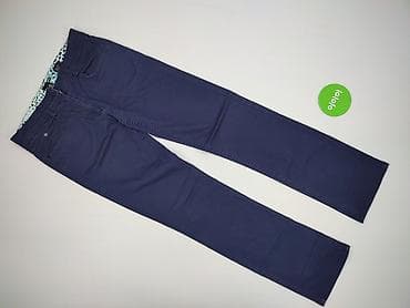 spodnie jeans drill: H&M, Spodnie materiałowe damskie, rozmiar S — 2