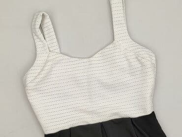 sukienka biała z czarnymi wstawkami: Sukienka damska, rozmiar M — 2