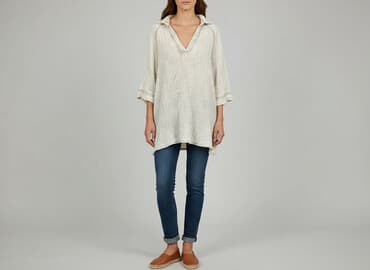 tuniki lniane włoskie: New Collection, Tunika damska, rozmiar One size — 1