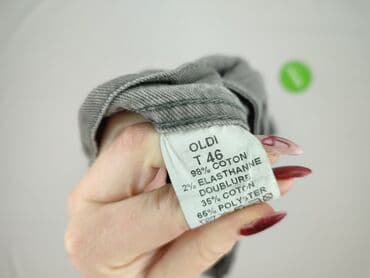 klapki carrefour: Spodnie materiałowe damskie, rozmiar L — 4