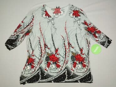 złote bluzki wieczorowe: Bluzka damska, rozmiar 2XL — 2