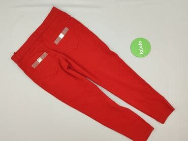 czerwone legginsy z wysokim stanem: Legginsy rozmiar S — 3