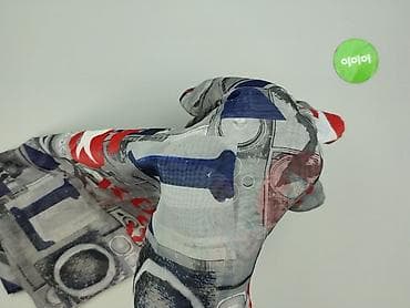 handmade: Zasłona z przelotkami – lekka, półprzezroczysta - Wzór: kolaż w stylu — 4