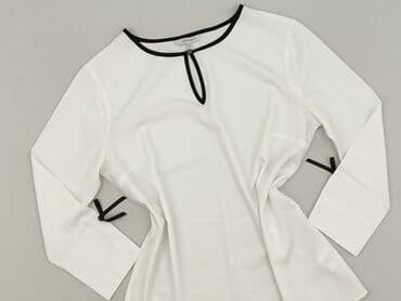 biała bluzka z czarną tasiemką: Greenpoint, Bluzka damska, rozmiar S — 1