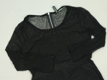 czerwona koronkowa sukienka h m: H&M, Sukienka damska, rozmiar M — 1