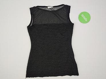 czarny tshirt: Orsay, Bluzka damska, rozmiar S — 2