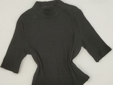 czarne t shirty i marynarka: Sinsay, Golf damski, rozmiar M — 1