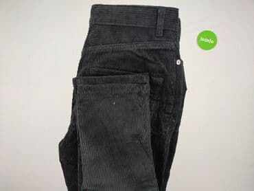 spodnie jeansy damskie klasyczne: Monki, Material trousers for women, size M (EU 38) — 6