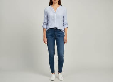 koszula niebieska hm: H&M, Koszula damska, rozmiar 3XL — 6