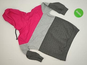 sweter w chmurki: Bluza z kapturem damska, rozmiar M — 3