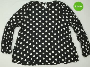 czarne bluzki w biale grochy: Bluzka damska, 3XL — 2