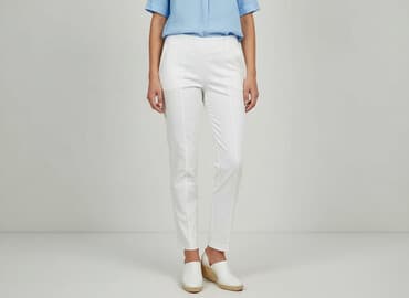 leginsy janina: Janina, Spodnie materiałowe damskie, rozmiar M — 7