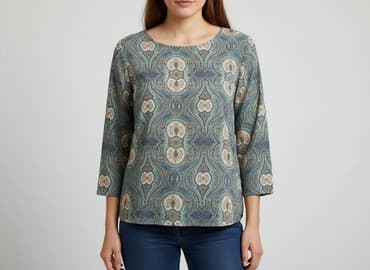 granatowe bluzki: Bluzka damska, rozmiar M — 5