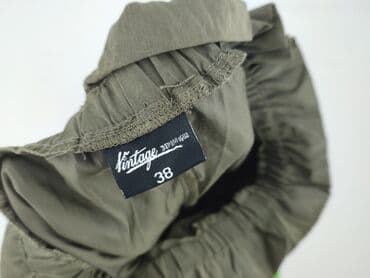 kurtka jeansowa khaki damska: Vintage Denim, Spodnie materiałowe damskie, rozmiar M — 4