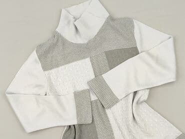 sweter w krowie łaty: Golf damski, rozmiar L — 1