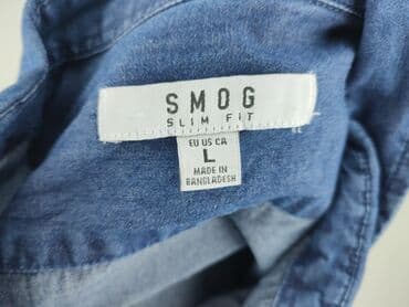 vans kurtka zimowa: Denim, Koszulа dla mężczyzn, L — 4