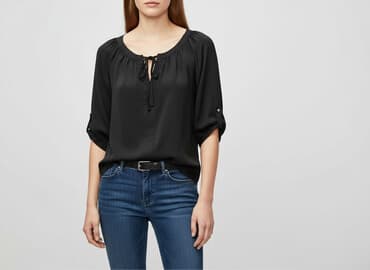 bluzka ze ściągaczem h m: H&M, Bluzka damska, rozmiar L — 1