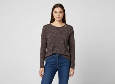 bluzki z dlugim rekawem basic: Bluzka damska, rozmiar M — 6