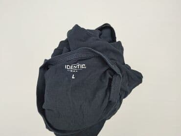 czarne t shirty damskie w serek: IDENTIC, T-shirt damski, rozmiar L — 4