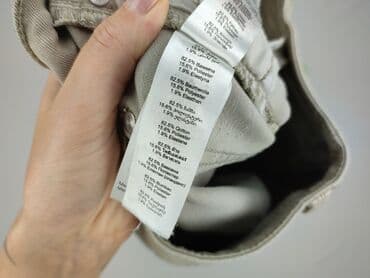 biale szerokie jeansy: Skinny, Jeansy damskie, rozmiar M — 5