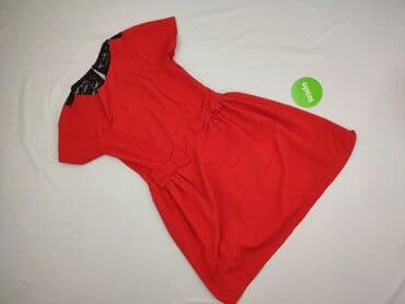 czerwona sukienki plus size: Sukienka damska, rozmiar M — 2