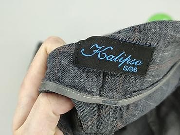 dresy w kant: Spodnie materiałowe damskie, rozmiar S — 4