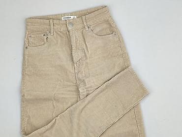 teksasy spodnie: PULL&BEAR, Spodnie materiałowe damskie, rozmiar S — 1