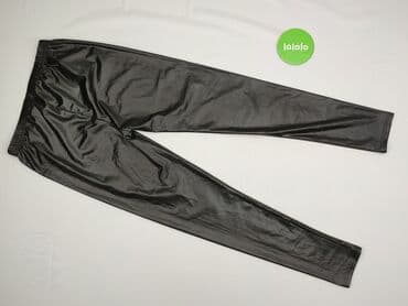 legginsy skórzane damskie: Legginsy Ze skóry ekologicznej damskie, rozmiar 4XL — 3