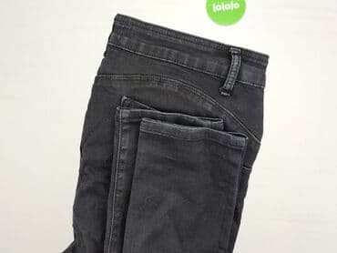 srebrne legginsy: M.Sara, Jeansy damskie, S — 6