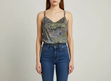 reserved bluzki z wiskozy: Top damski, rozmiar L — 1