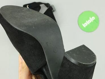 kapcie z piętą: Sandals for women, size 37 — 4