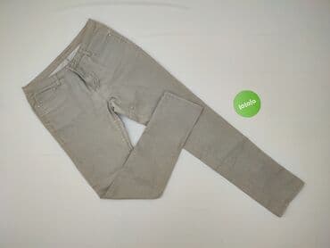 szare szerokie jeansy: Yessica, Jeansy damskie, rozmiar M — 2