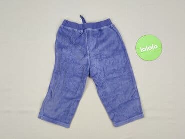 czarne spodnie woskowane: Sweatpants, George, 9-12 months, condition - Very good — 3
