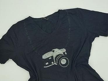 black squad oversized fit: T-shirt damski, rozmiar 3XL — 1