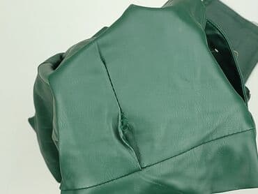 spódnice eko skóra zielone: Spodnie materiałowe damskie, rozmiar L — 5