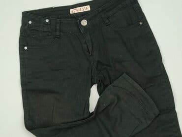 zalando czarne jeansy damskie: Jeansy damskie, rozmiar M — 1