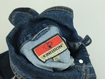 only sweter w paski: Kurtka jeansowa dla mężczyzn, 4XL — 5