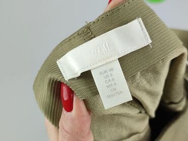 jeansy damskie podarte: H&M, Spodnie materiałowe damskie, rozmiar M — 4